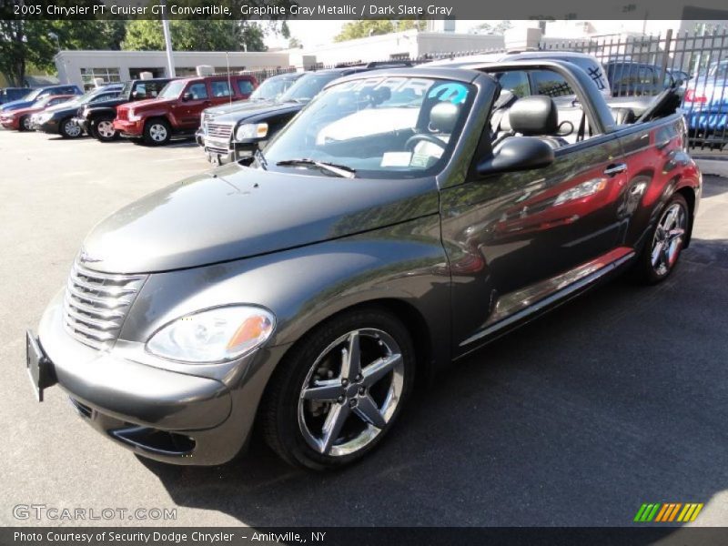 Graphite Gray Metallic / Dark Slate Gray 2005 Chrysler PT Cruiser GT Convertible