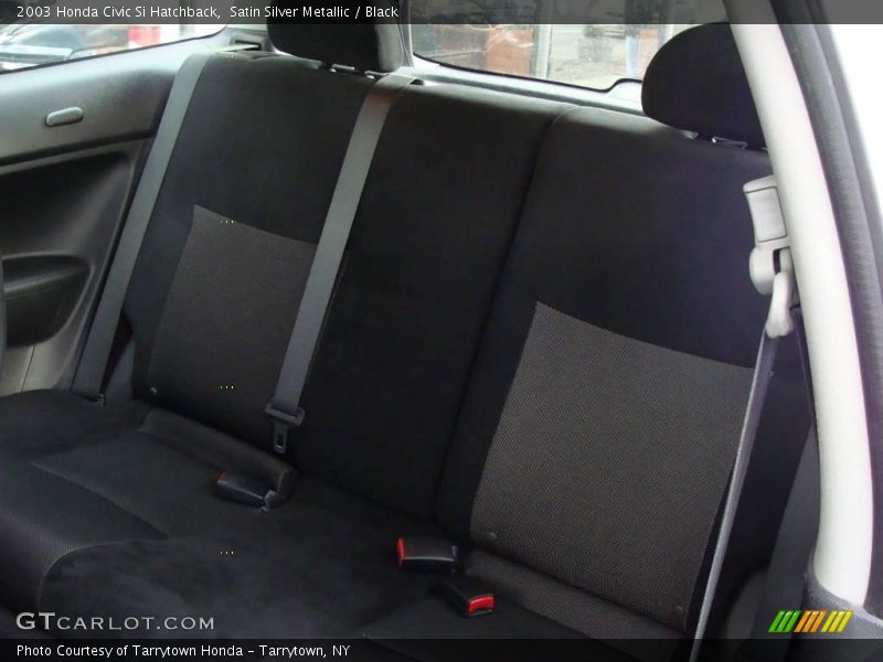 Satin Silver Metallic / Black 2003 Honda Civic Si Hatchback