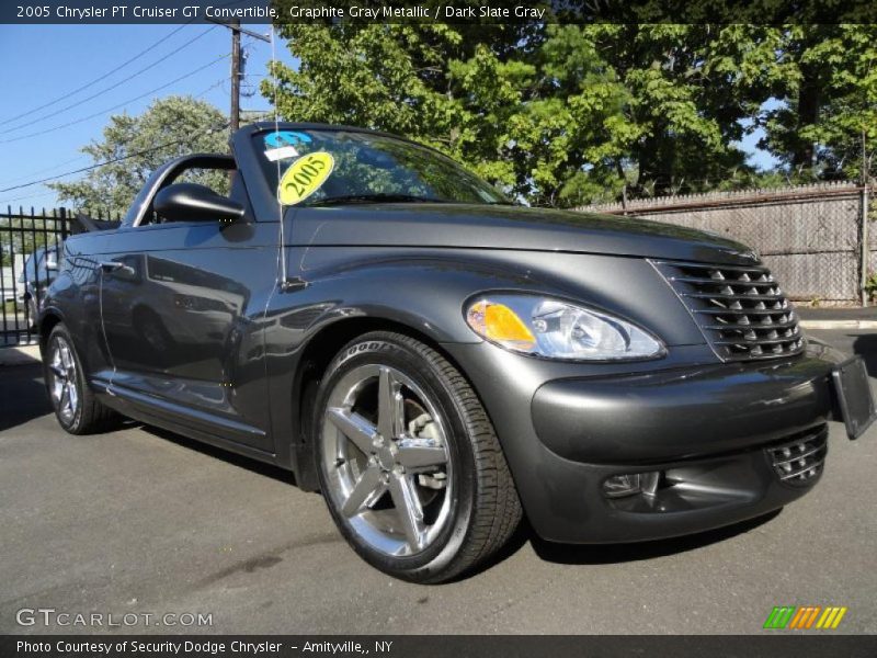 Graphite Gray Metallic / Dark Slate Gray 2005 Chrysler PT Cruiser GT Convertible
