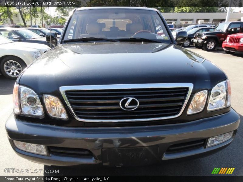 Black Onyx / Ivory 2000 Lexus LX 470