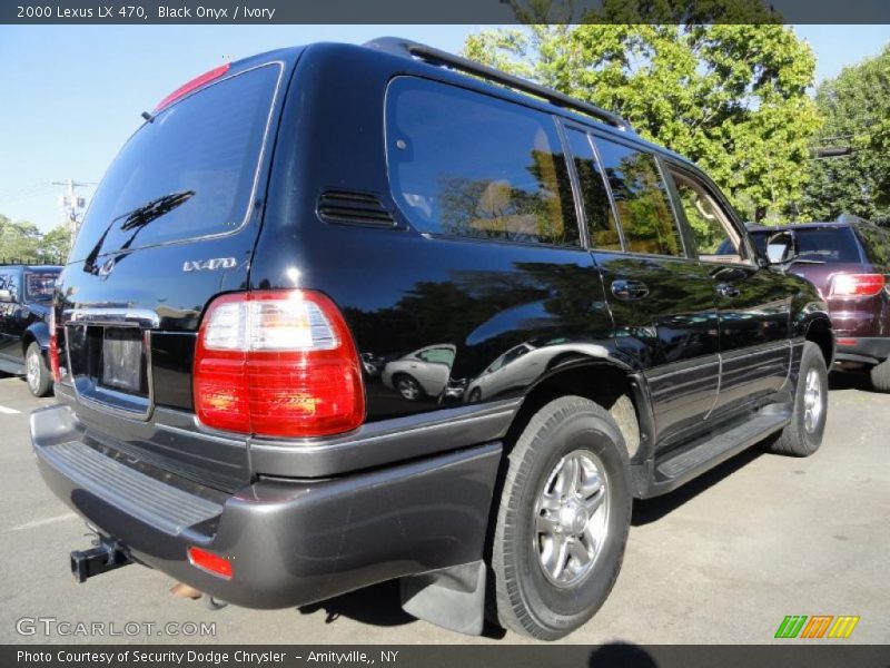 Black Onyx / Ivory 2000 Lexus LX 470
