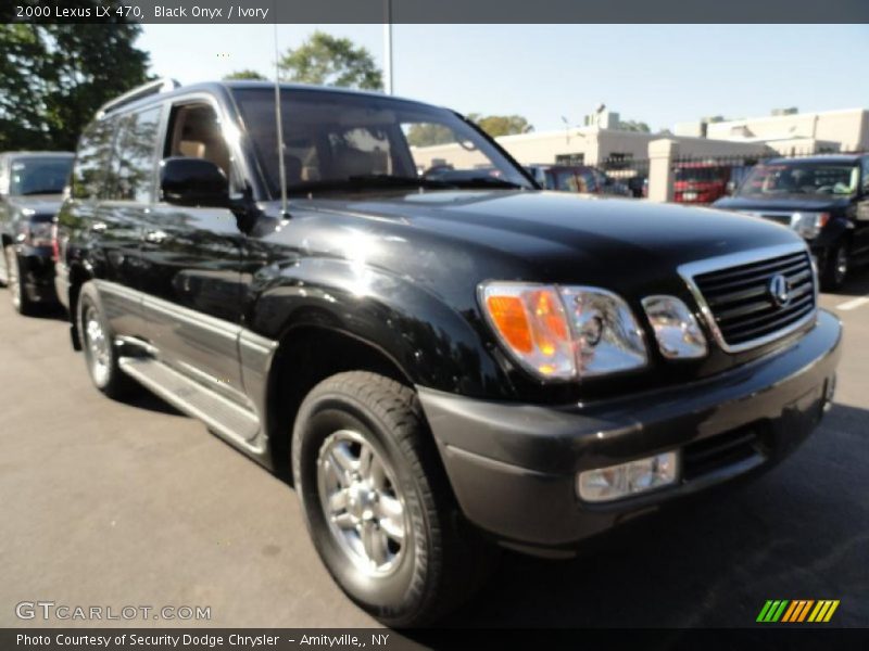 Black Onyx / Ivory 2000 Lexus LX 470