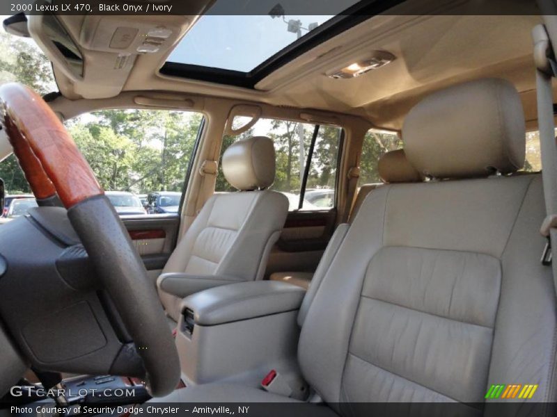 Black Onyx / Ivory 2000 Lexus LX 470