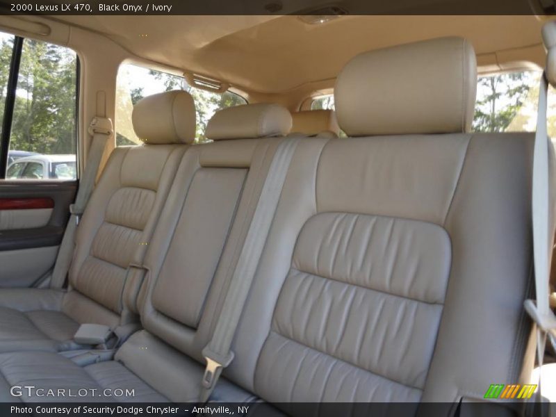 Black Onyx / Ivory 2000 Lexus LX 470