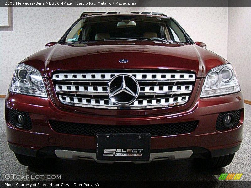 Barolo Red Metallic / Macadamia 2008 Mercedes-Benz ML 350 4Matic