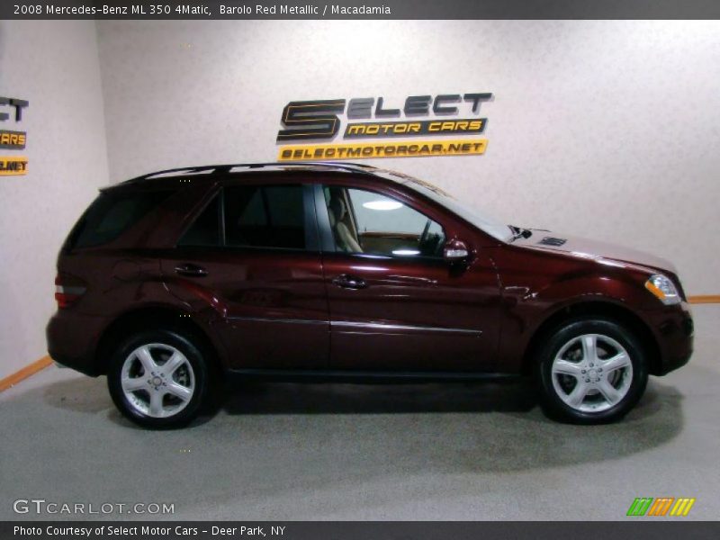 Barolo Red Metallic / Macadamia 2008 Mercedes-Benz ML 350 4Matic