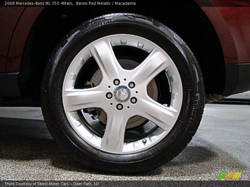 Barolo Red Metallic / Macadamia 2008 Mercedes-Benz ML 350 4Matic