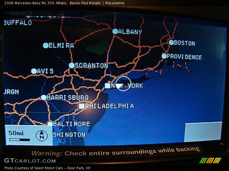 Barolo Red Metallic / Macadamia 2008 Mercedes-Benz ML 350 4Matic