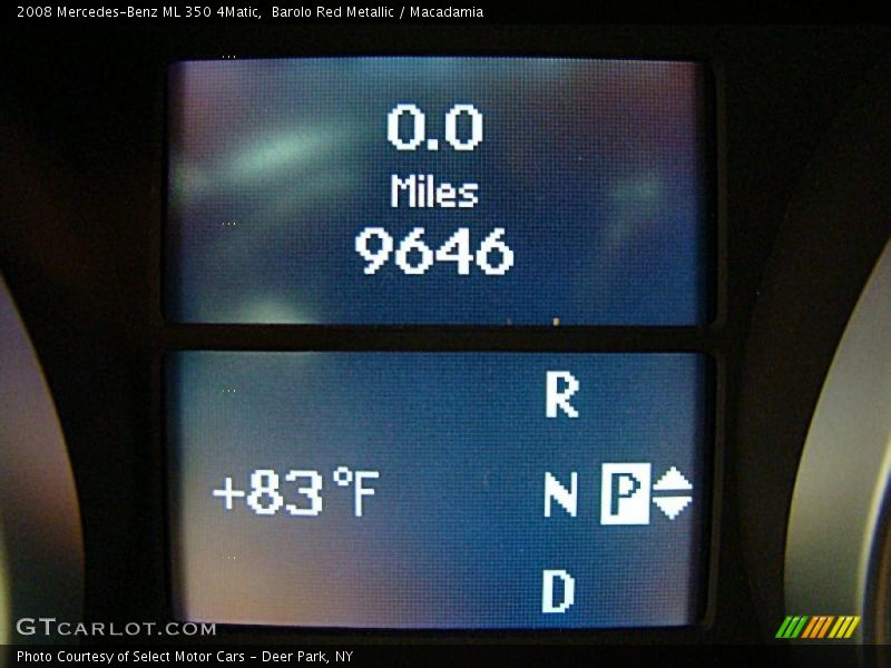Barolo Red Metallic / Macadamia 2008 Mercedes-Benz ML 350 4Matic