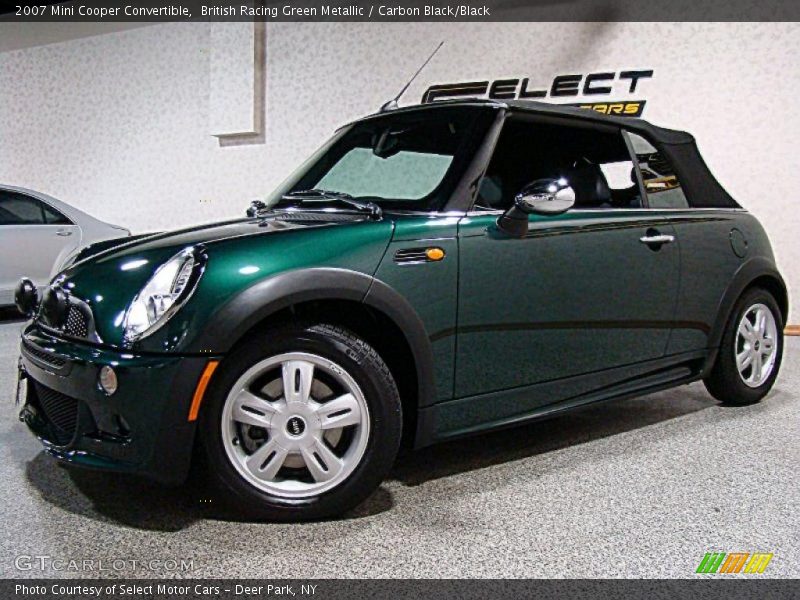 British Racing Green Metallic / Carbon Black/Black 2007 Mini Cooper Convertible