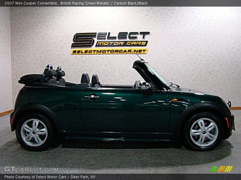 British Racing Green Metallic / Carbon Black/Black 2007 Mini Cooper Convertible