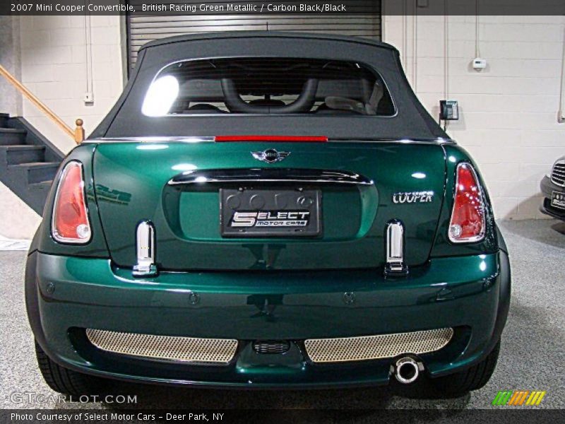 British Racing Green Metallic / Carbon Black/Black 2007 Mini Cooper Convertible