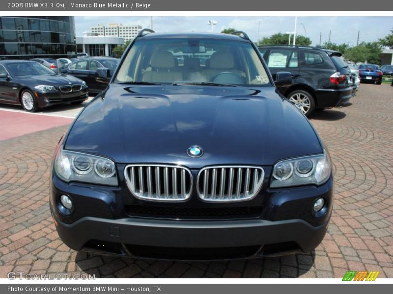 Monaco Blue Metallic / Beige 2008 BMW X3 3.0si