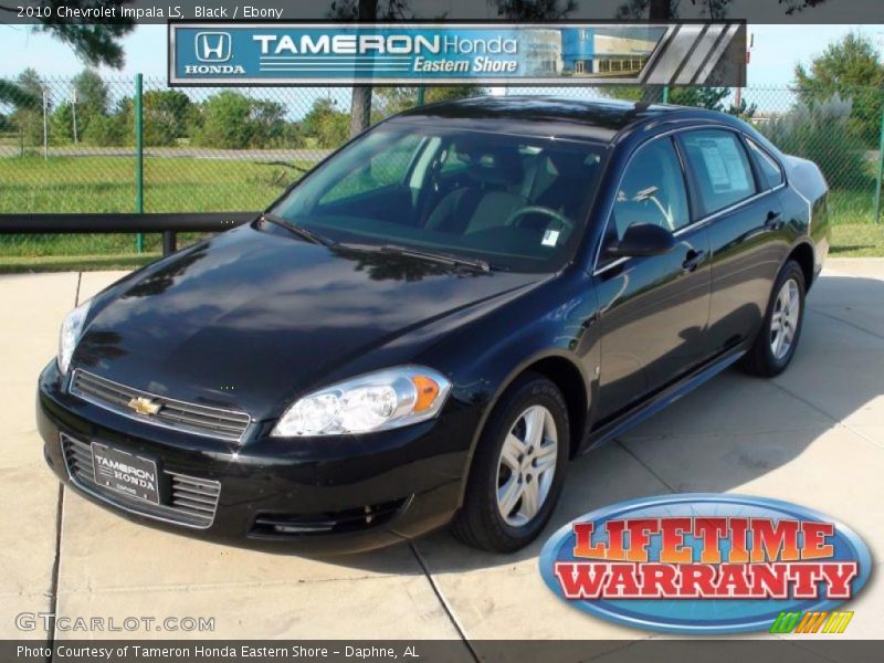 Black / Ebony 2010 Chevrolet Impala LS