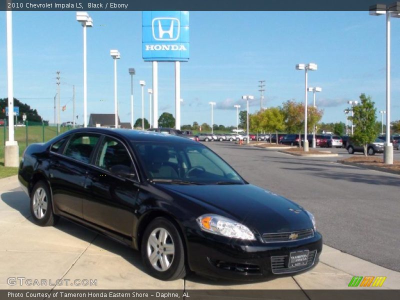 Black / Ebony 2010 Chevrolet Impala LS