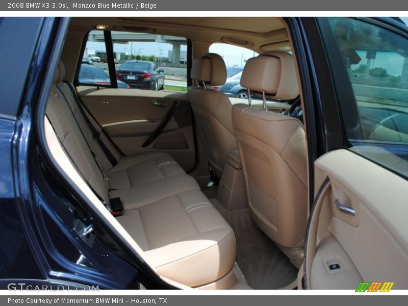 Monaco Blue Metallic / Beige 2008 BMW X3 3.0si