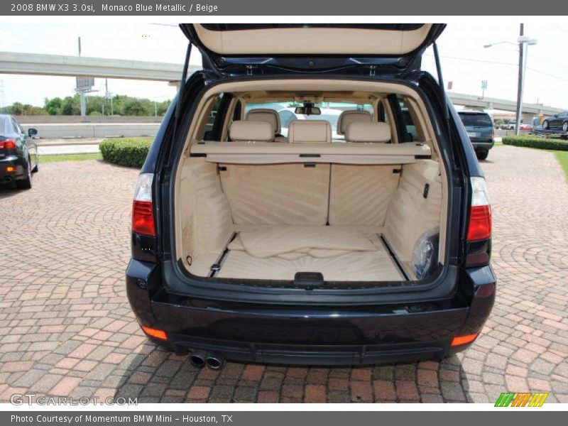 Monaco Blue Metallic / Beige 2008 BMW X3 3.0si