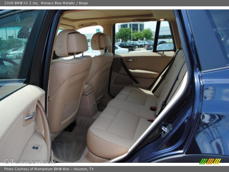 Monaco Blue Metallic / Beige 2008 BMW X3 3.0si