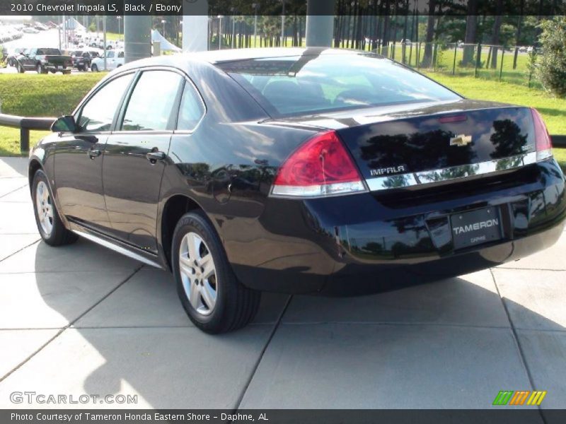 Black / Ebony 2010 Chevrolet Impala LS