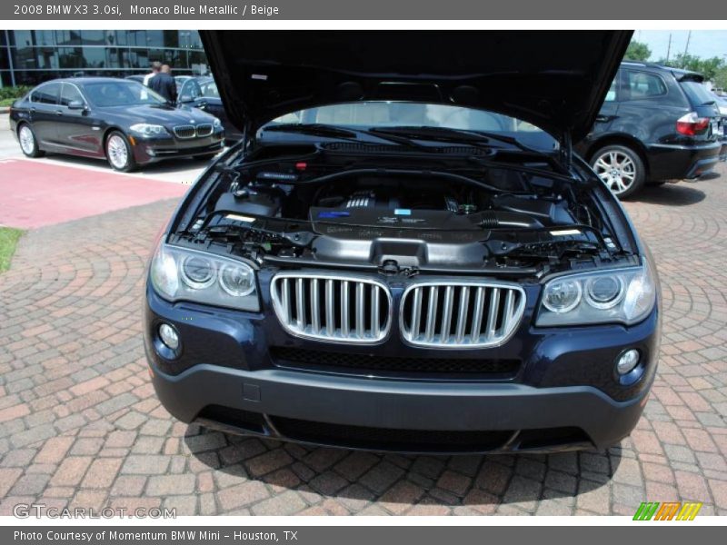 Monaco Blue Metallic / Beige 2008 BMW X3 3.0si