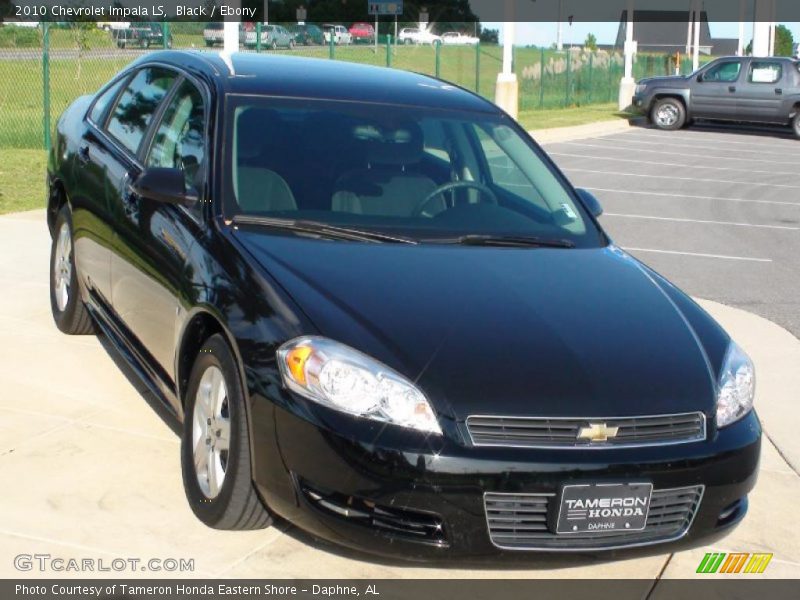 Black / Ebony 2010 Chevrolet Impala LS