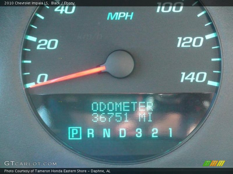 Black / Ebony 2010 Chevrolet Impala LS