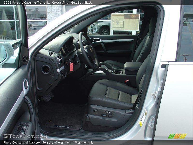 Crystal Silver Metallic / Black 2008 Porsche Cayenne Tiptronic