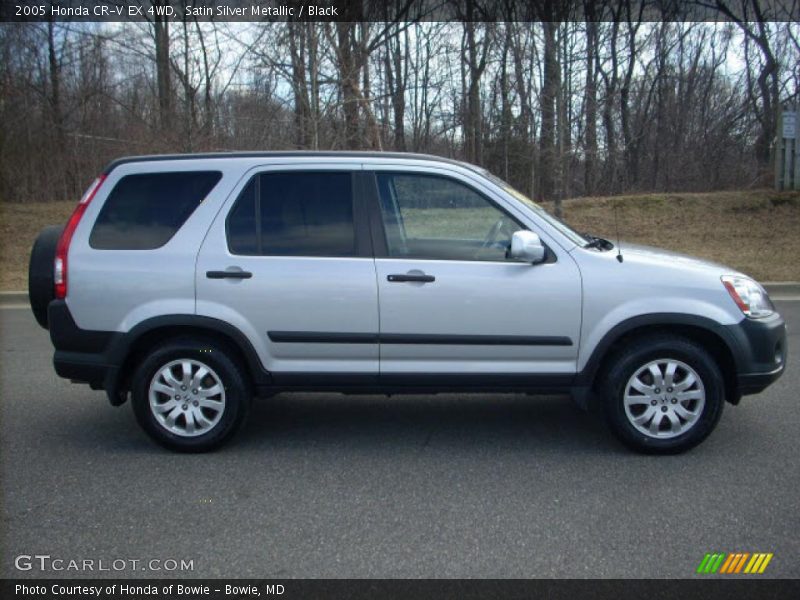 Satin Silver Metallic / Black 2005 Honda CR-V EX 4WD