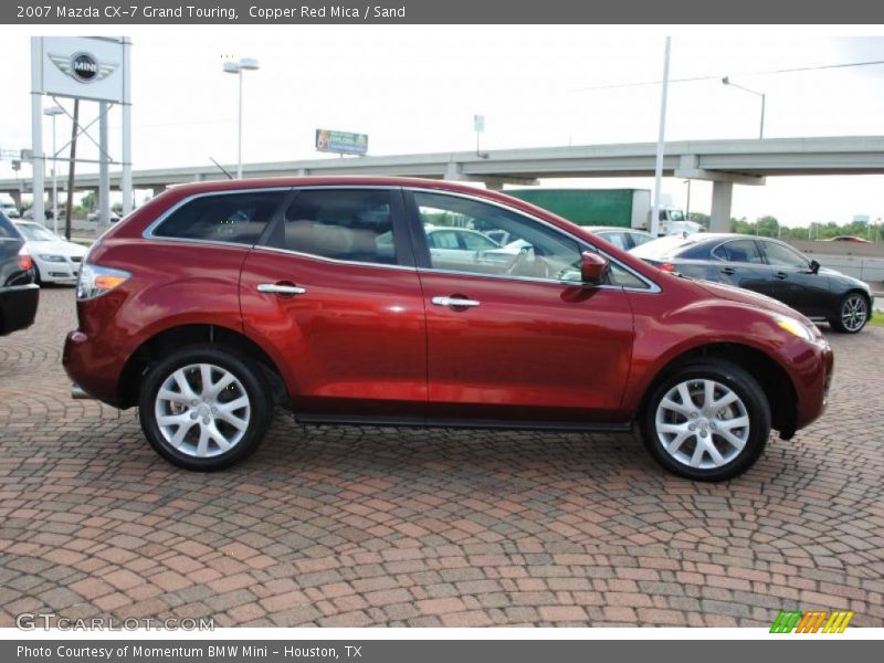 Copper Red Mica / Sand 2007 Mazda CX-7 Grand Touring