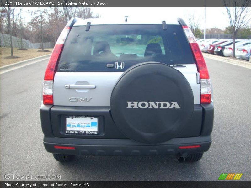 Satin Silver Metallic / Black 2005 Honda CR-V EX 4WD