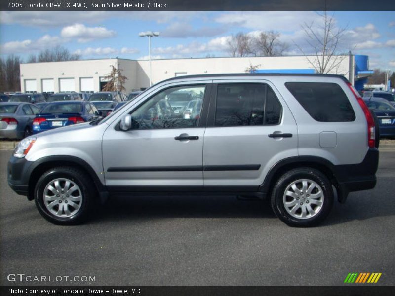 Satin Silver Metallic / Black 2005 Honda CR-V EX 4WD