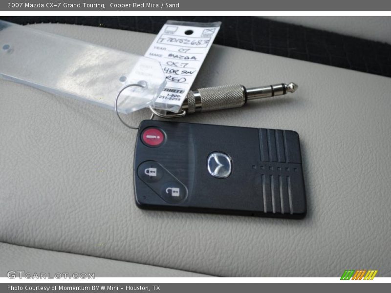 Copper Red Mica / Sand 2007 Mazda CX-7 Grand Touring