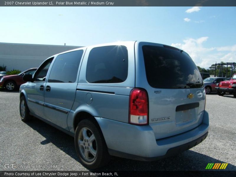 Polar Blue Metallic / Medium Gray 2007 Chevrolet Uplander LS