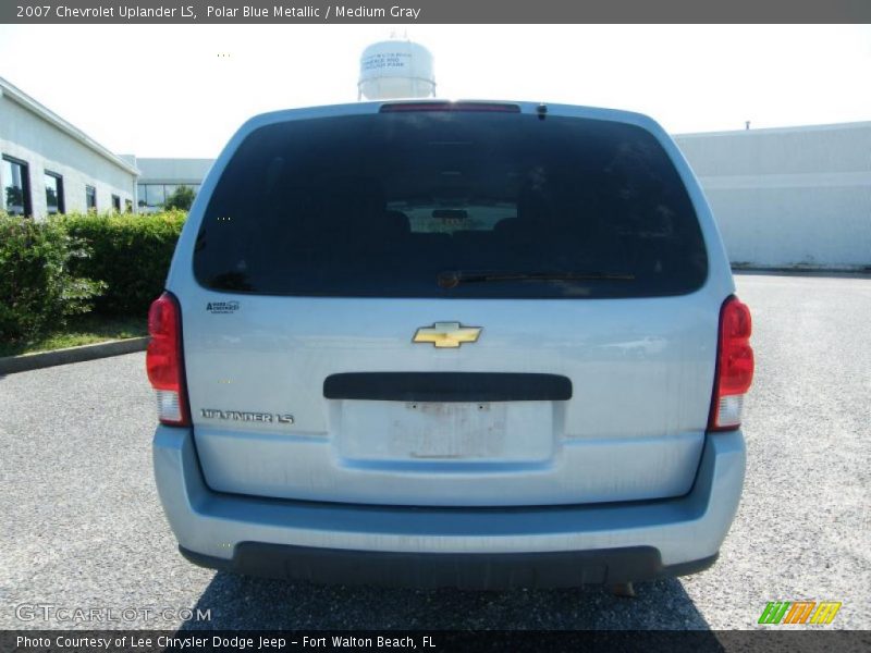 Polar Blue Metallic / Medium Gray 2007 Chevrolet Uplander LS