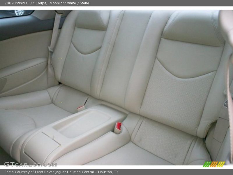 Moonlight White / Stone 2009 Infiniti G 37 Coupe