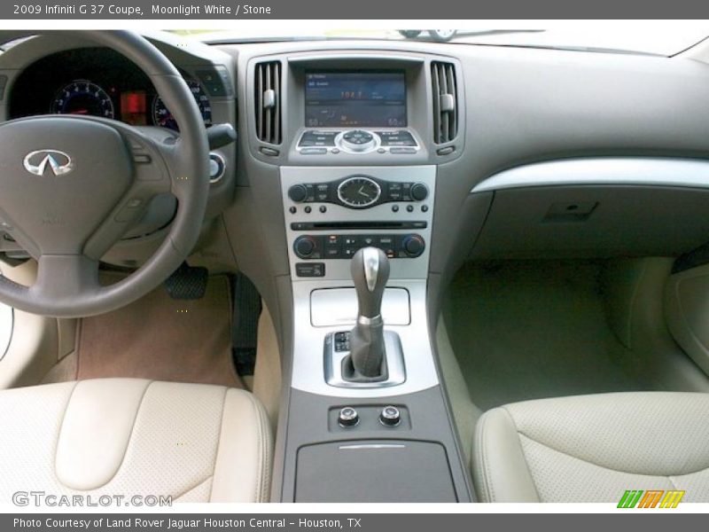 Moonlight White / Stone 2009 Infiniti G 37 Coupe