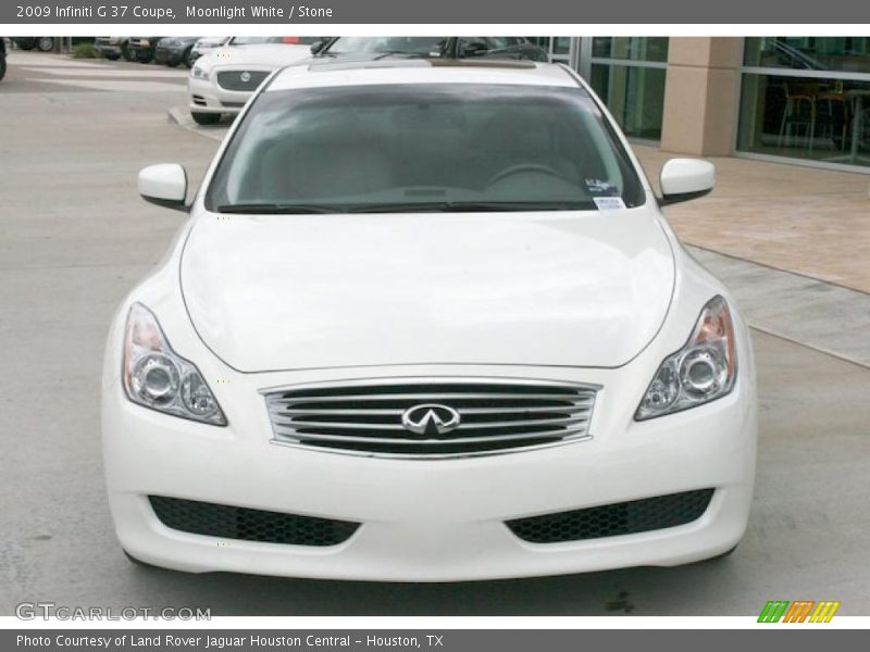 Moonlight White / Stone 2009 Infiniti G 37 Coupe