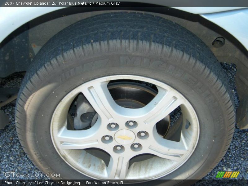 Polar Blue Metallic / Medium Gray 2007 Chevrolet Uplander LS