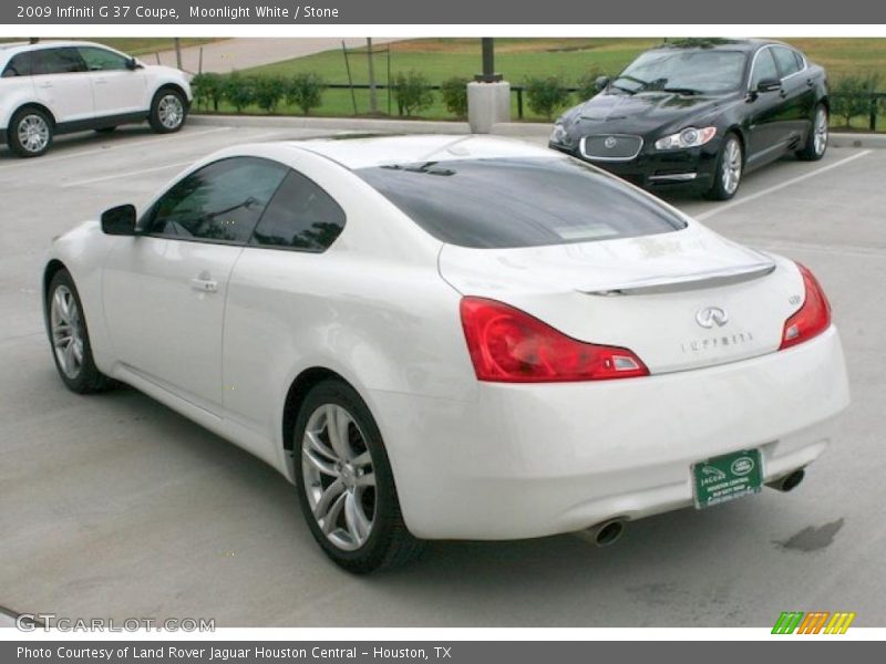 Moonlight White / Stone 2009 Infiniti G 37 Coupe
