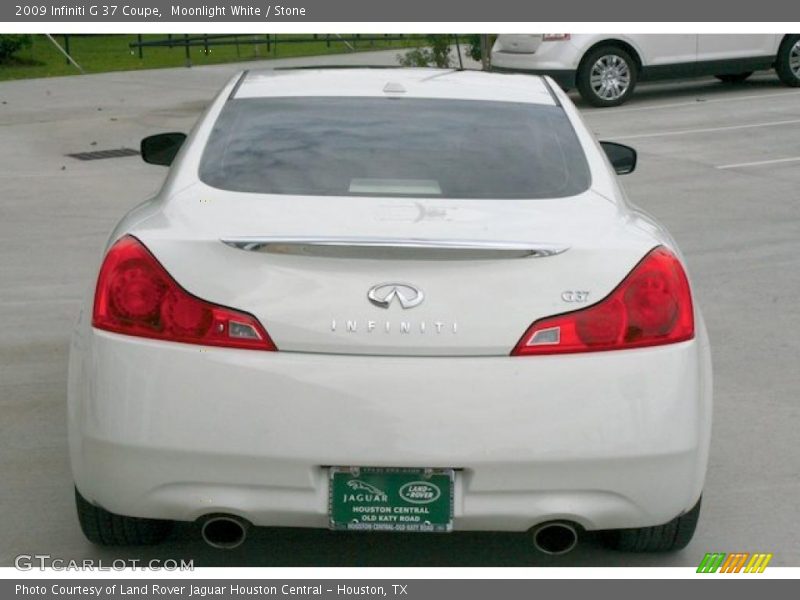 Moonlight White / Stone 2009 Infiniti G 37 Coupe