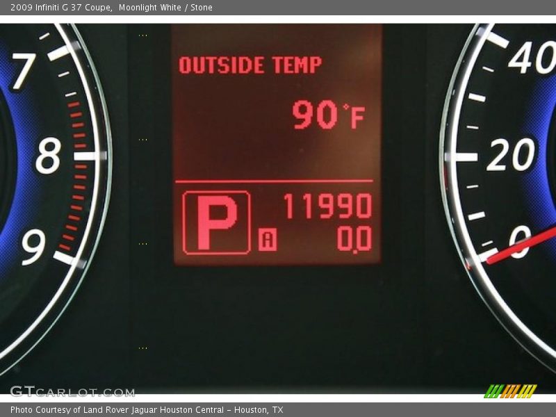 Moonlight White / Stone 2009 Infiniti G 37 Coupe