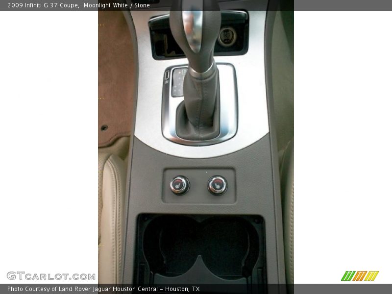 Moonlight White / Stone 2009 Infiniti G 37 Coupe