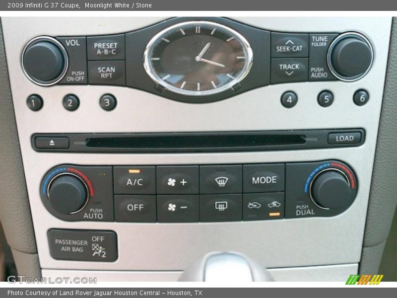Moonlight White / Stone 2009 Infiniti G 37 Coupe