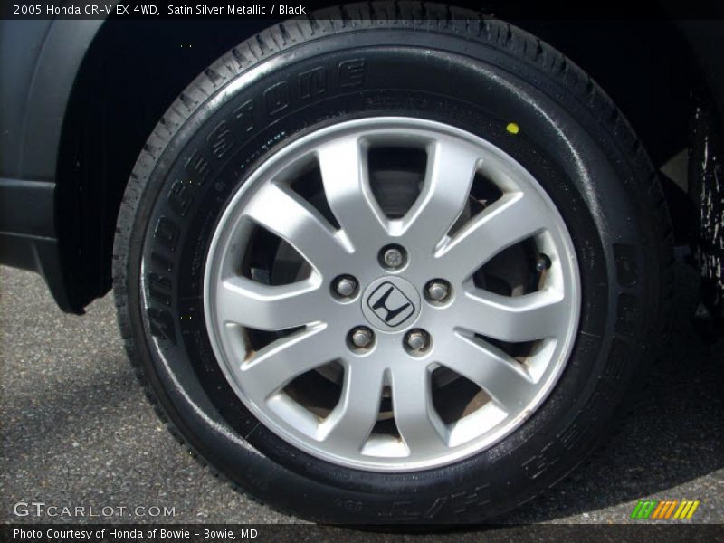 Satin Silver Metallic / Black 2005 Honda CR-V EX 4WD