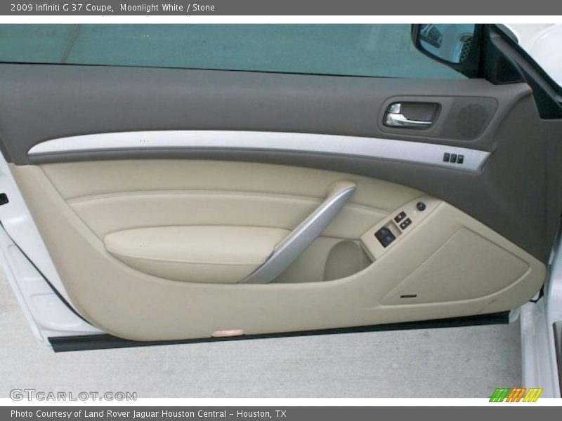 Moonlight White / Stone 2009 Infiniti G 37 Coupe