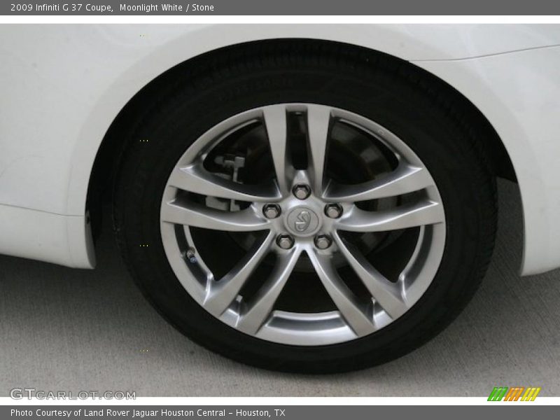 Moonlight White / Stone 2009 Infiniti G 37 Coupe