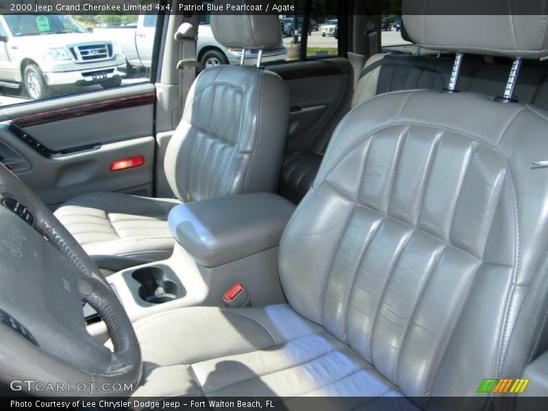 Patriot Blue Pearlcoat / Agate 2000 Jeep Grand Cherokee Limited 4x4
