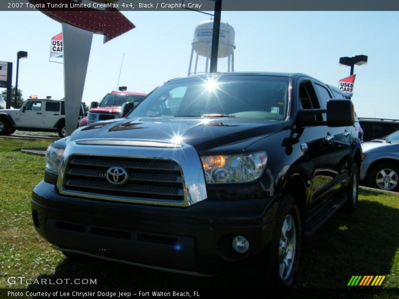 Black / Graphite Gray 2007 Toyota Tundra Limited CrewMax 4x4