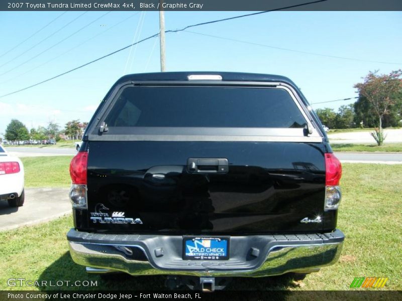 Black / Graphite Gray 2007 Toyota Tundra Limited CrewMax 4x4
