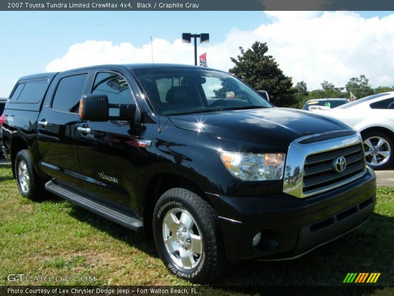 Black / Graphite Gray 2007 Toyota Tundra Limited CrewMax 4x4